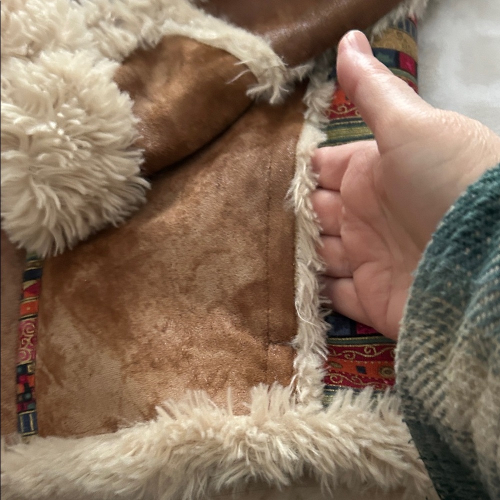 Women's Brown Shearling Ski Jacket - image 9